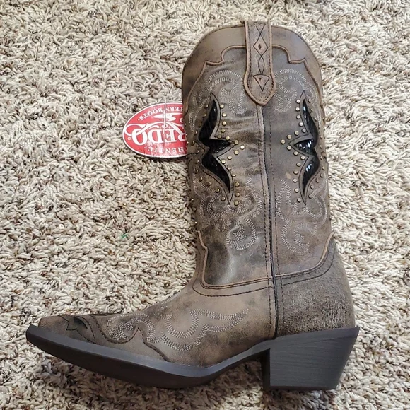 Authentic Laredo Cowgirl Western Country Leather Boots NWT *NO Offers!* - Picture 8 of 16
